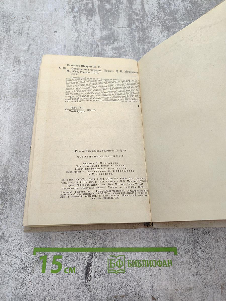 Современная идиллия