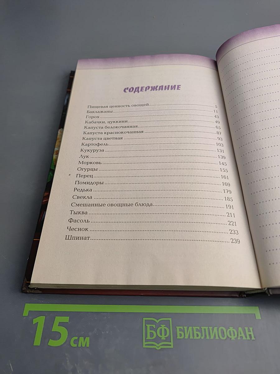 Блюда из овощей