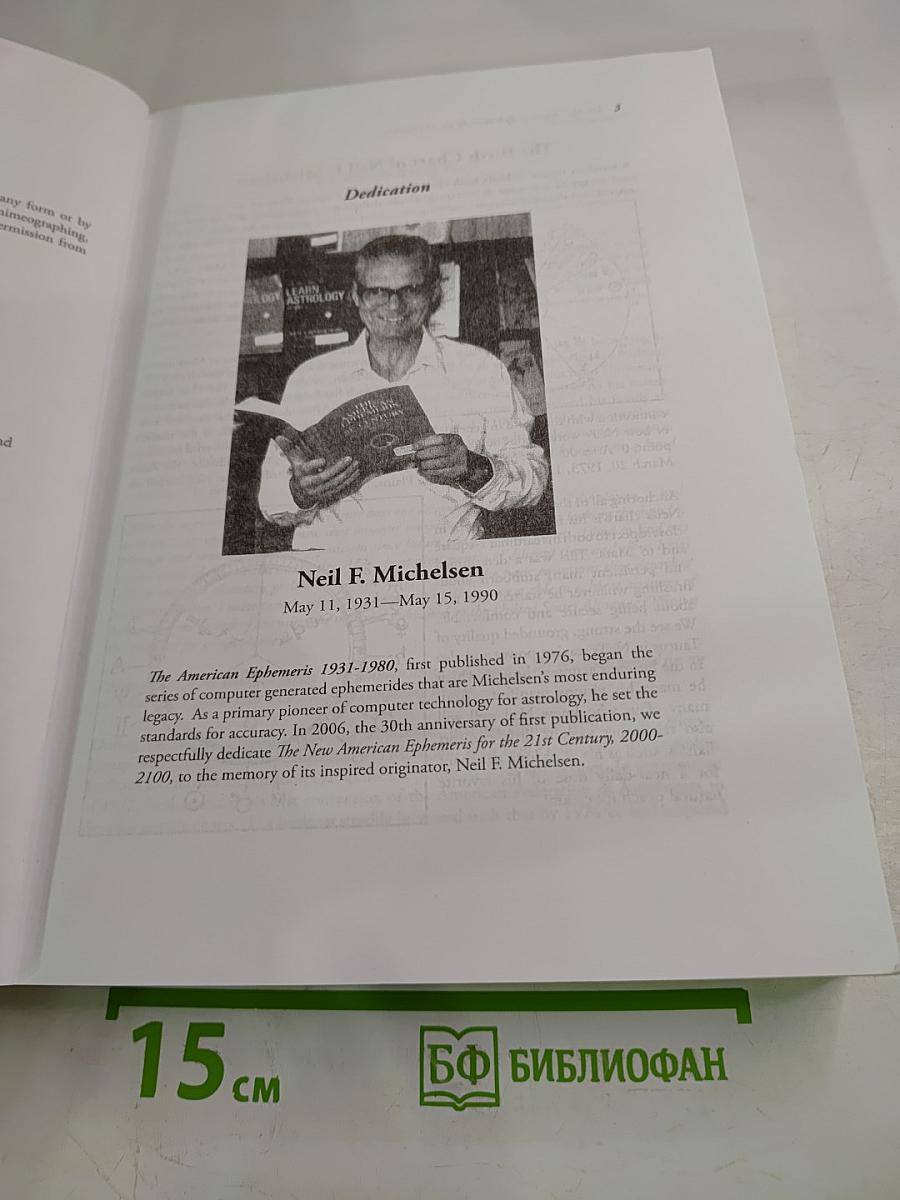 The new american ephemeris for the 21st century 2000-2100 at midnight michelsen memorial edition