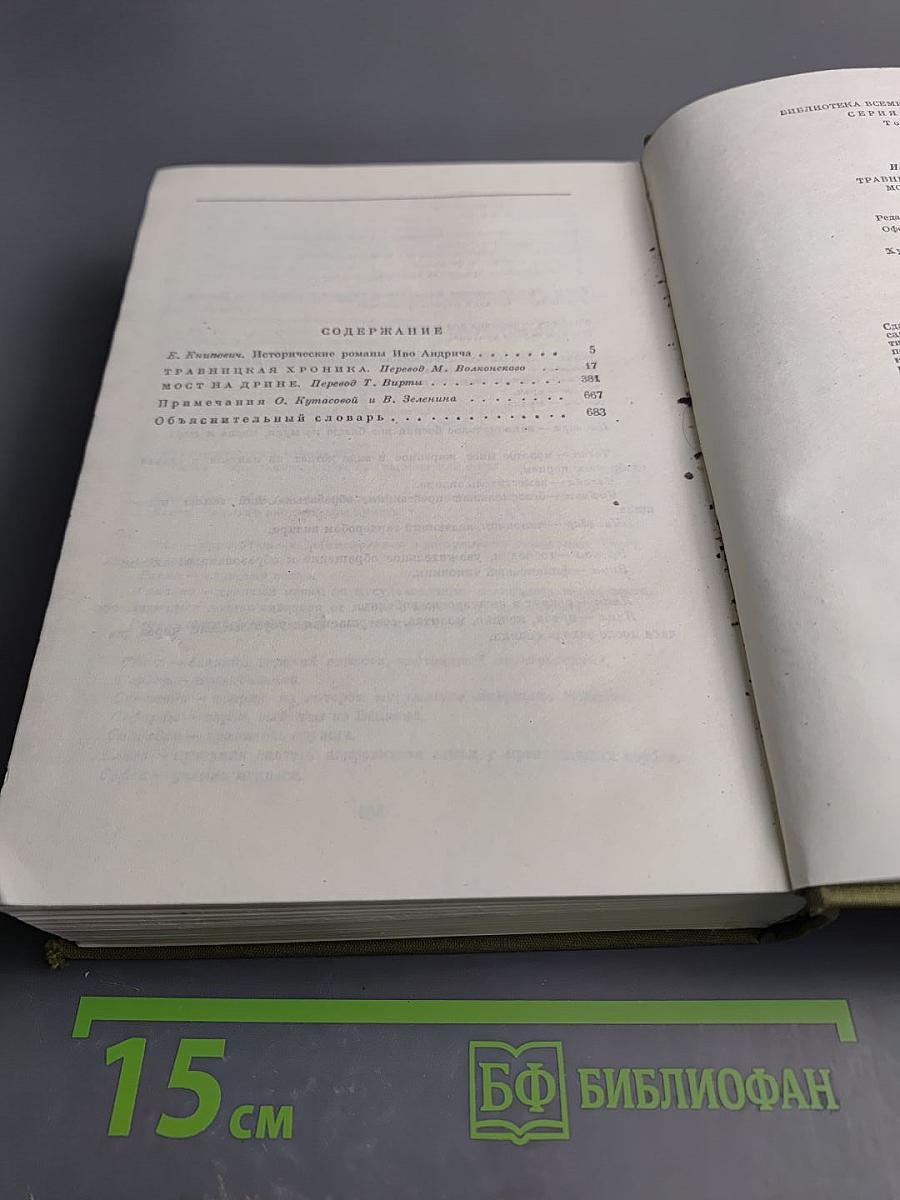 Травницкая хроника. Мост на Дрине