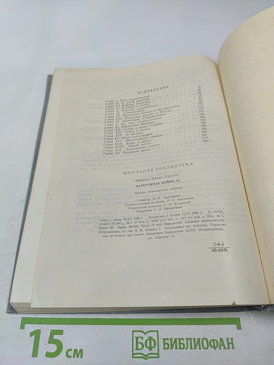 Набережная Мойки, 12. Последняя квартира А.С. Пушкина