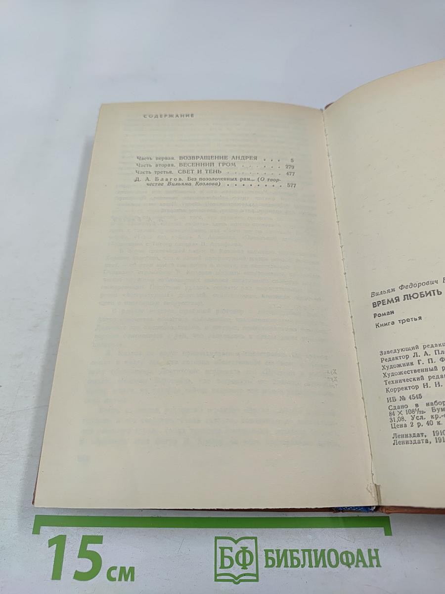 Время любить. Книга третья