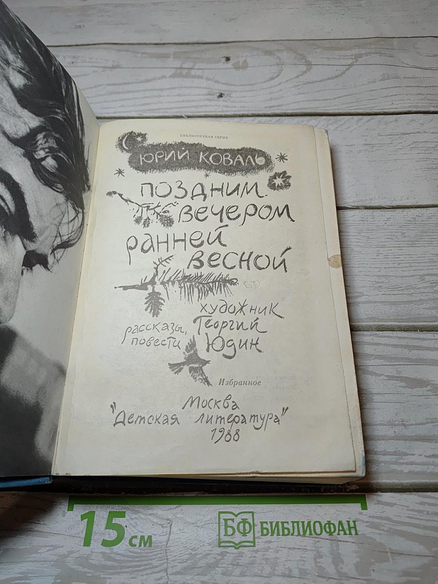 Поздним вечером ранней весной