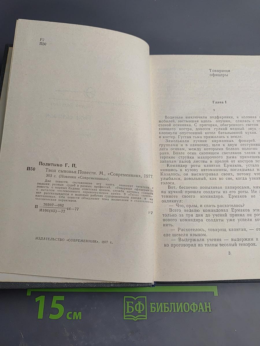 Твои сыновья