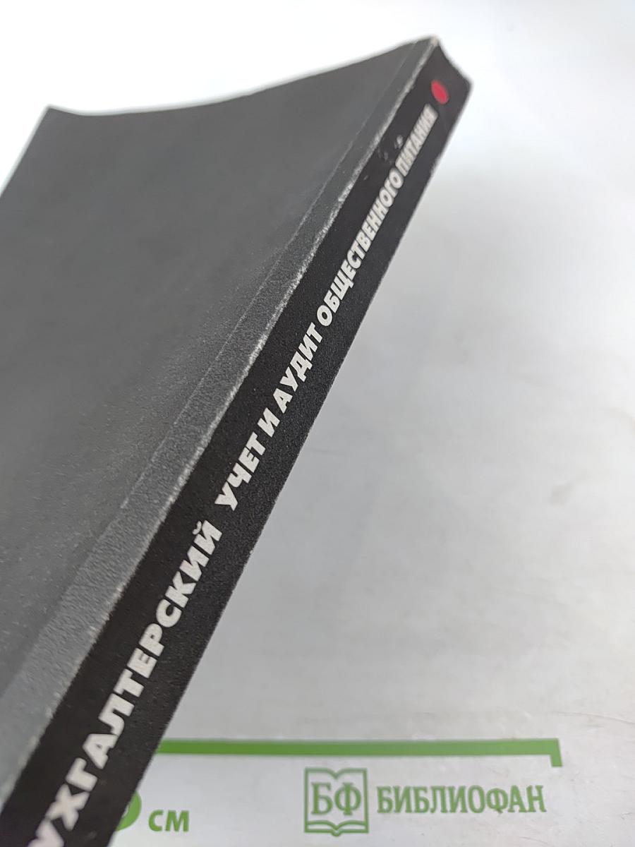 Бухгалтерский учет и аудит общественного питания