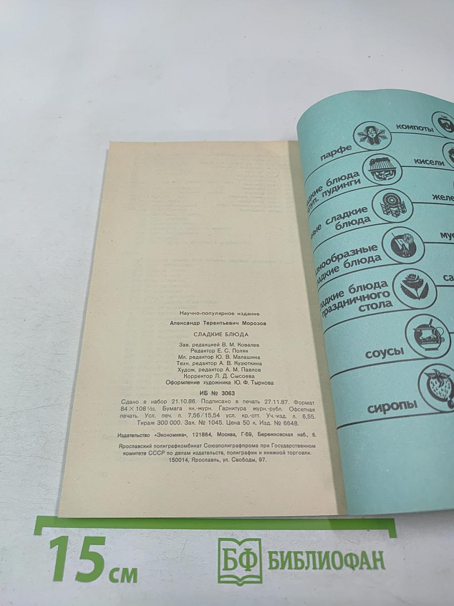 Сладкие блюда