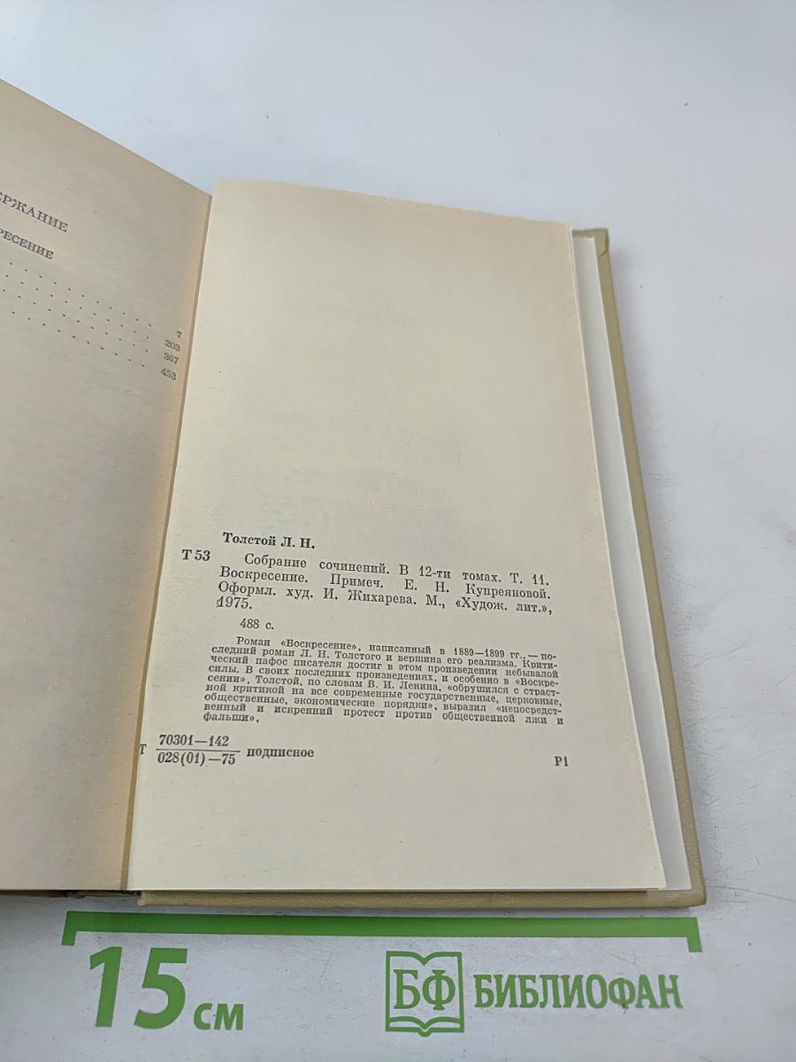 Воскресение (Собрание сочинений. Том 11)