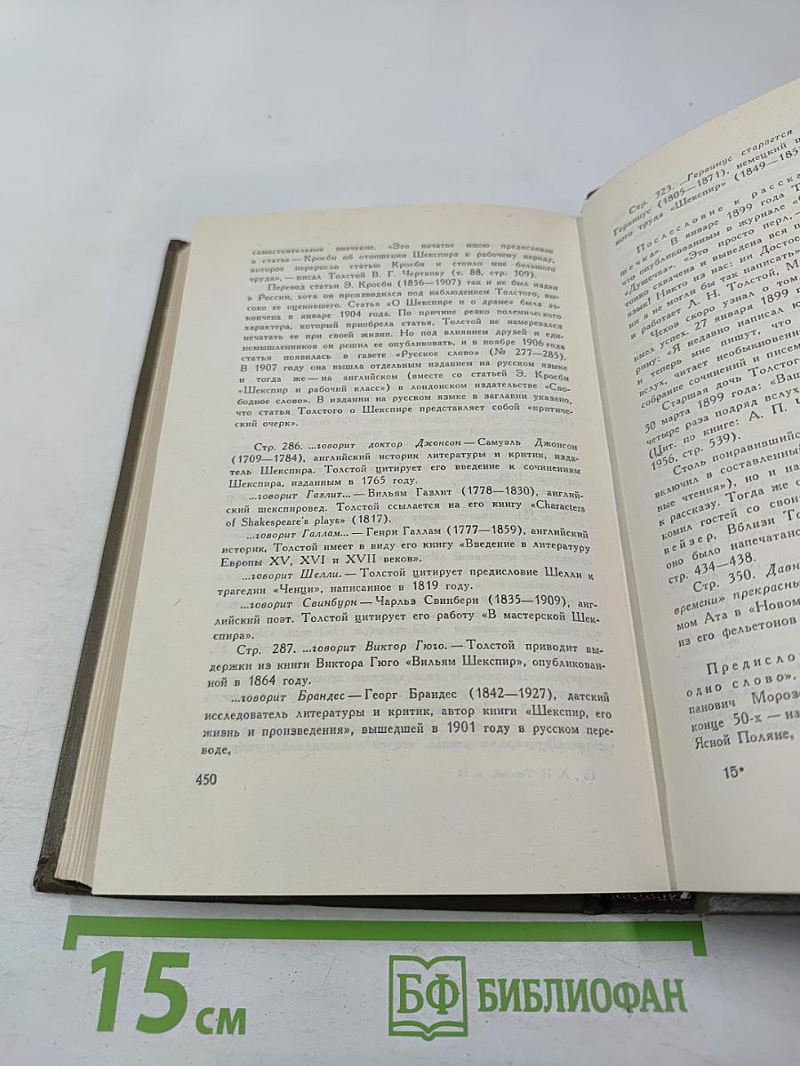 Собрание сочинений. Том пятнадцатый. Статьи об искусстве и литературе