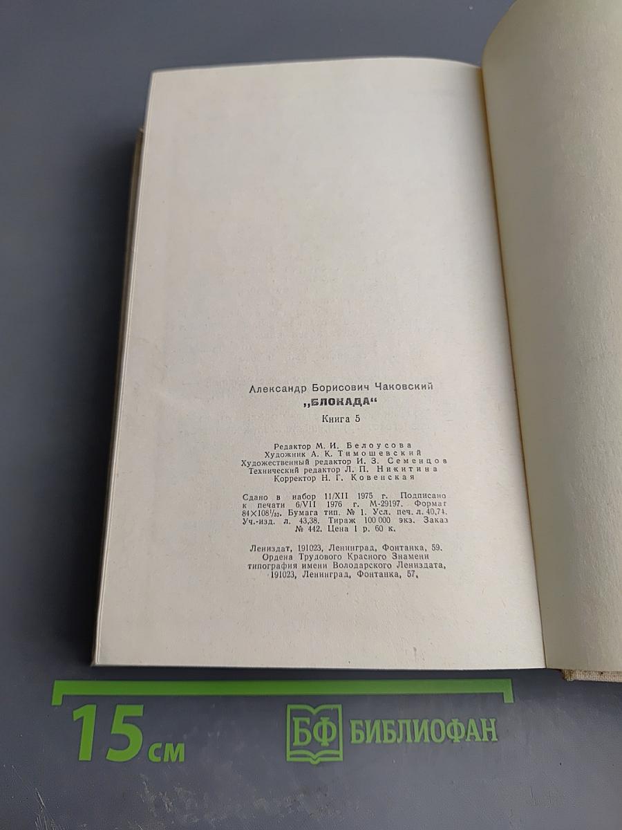 Блокада. Книга пятая