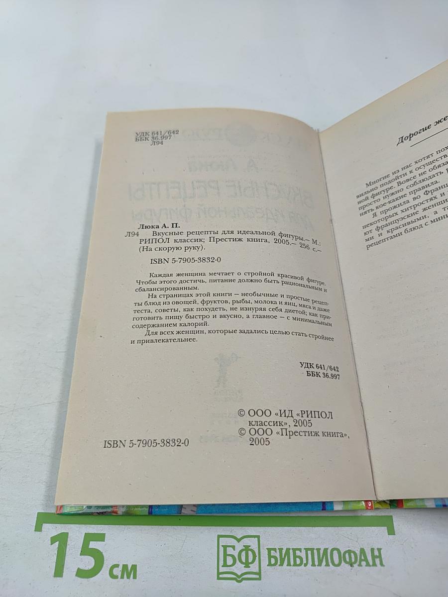 Вкусные рецепты для идеальной фигуры