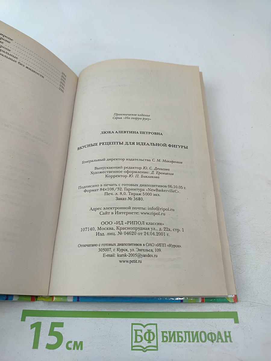 Вкусные рецепты для идеальной фигуры