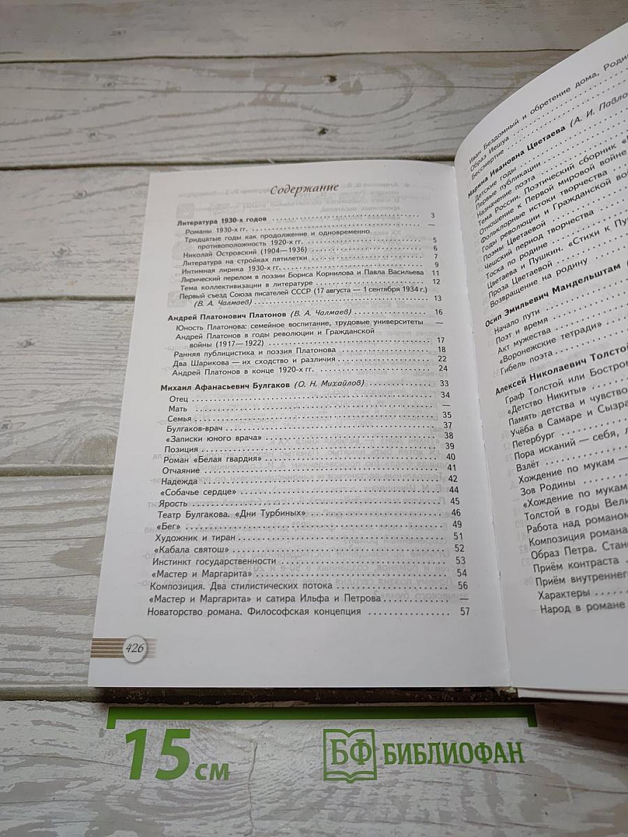 Русский язык. Литература. Литература. 11 класс. Базовый уровень. 2 часть