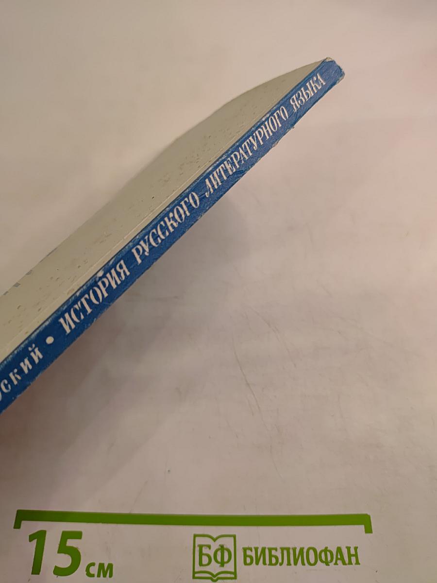 История русского литературного языка