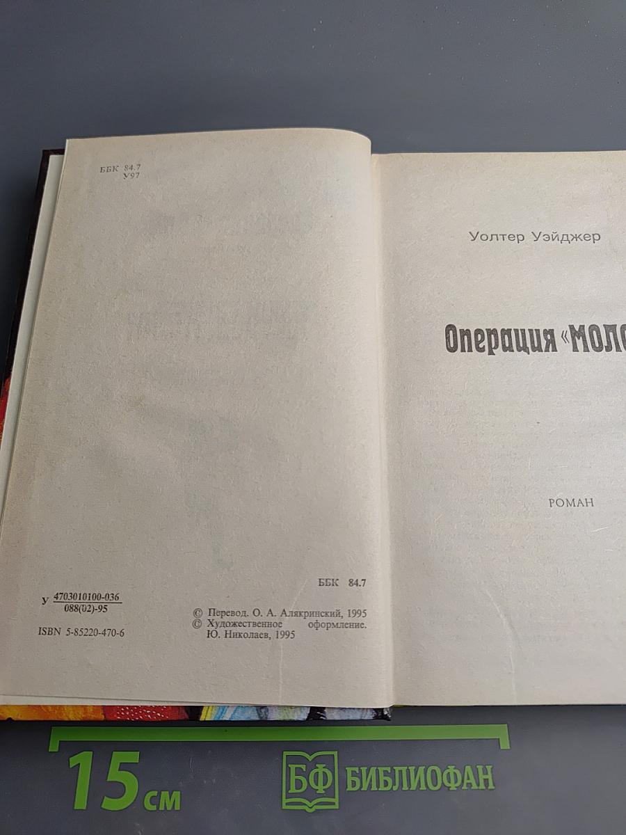 Операция «Молот»; Немой свидетель