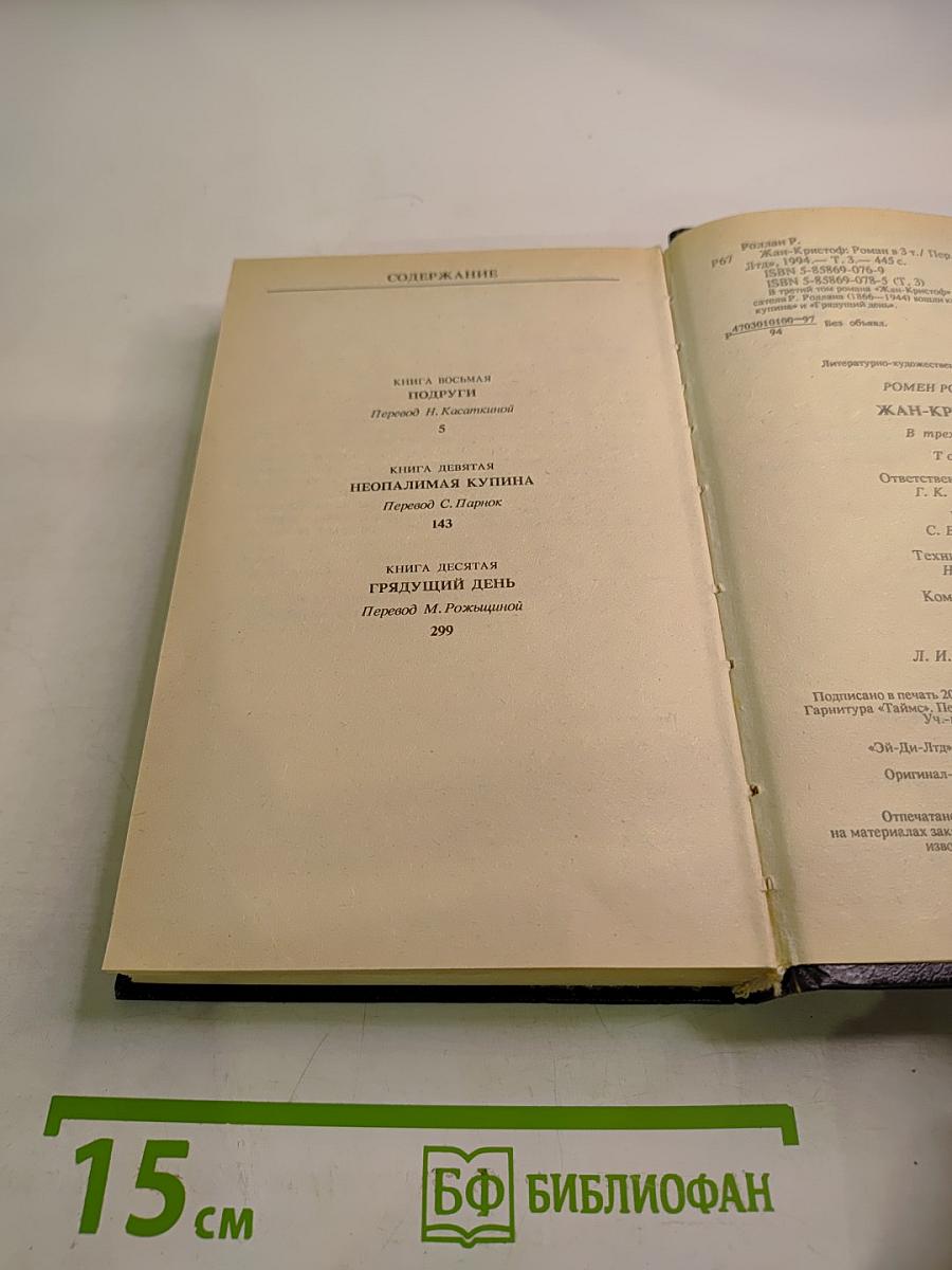 Жан-Кристоф. Том 3