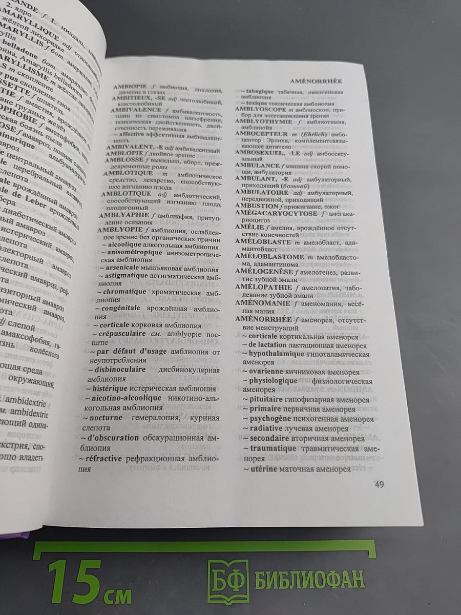 Французско-русский медицинский словарь