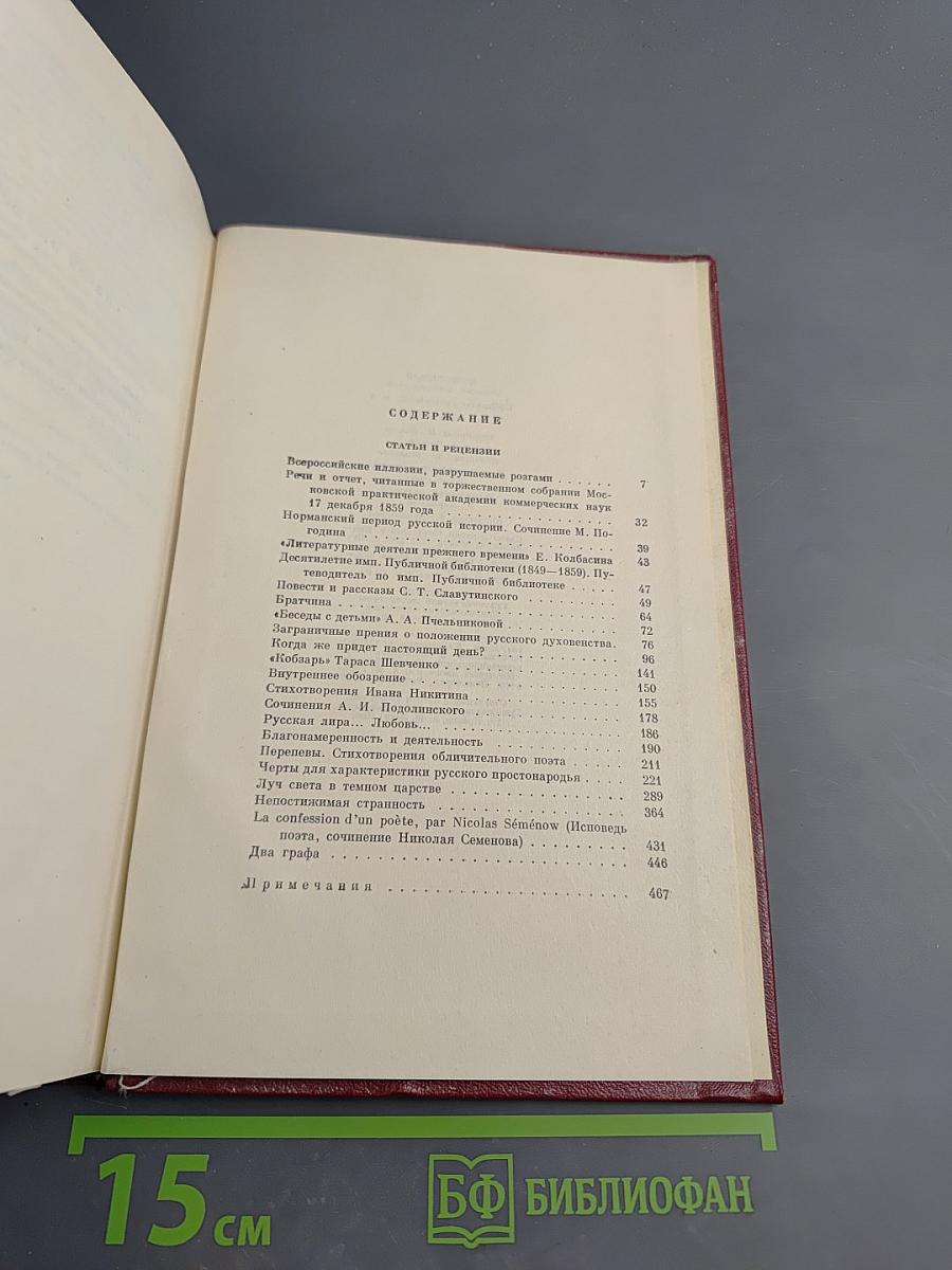 Собрание сочинений. Том Шестой: Статьи и рецензии 1860