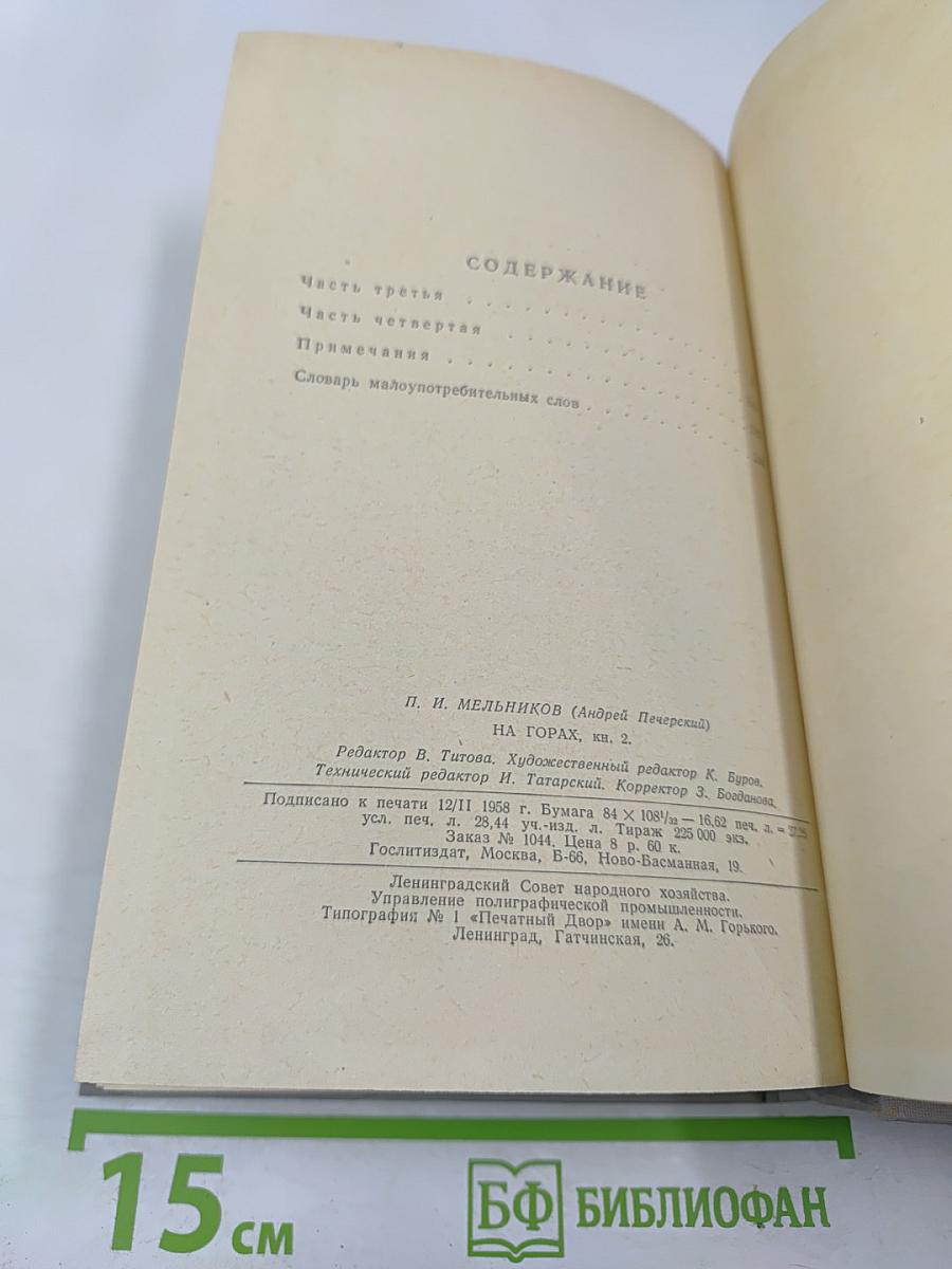 На горах. Книга вторая