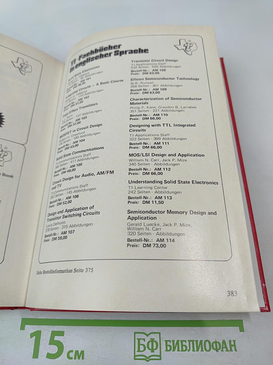 Integrierte Linear- und Interface-Schaltungen: Grundlagen und Applikationshinweise