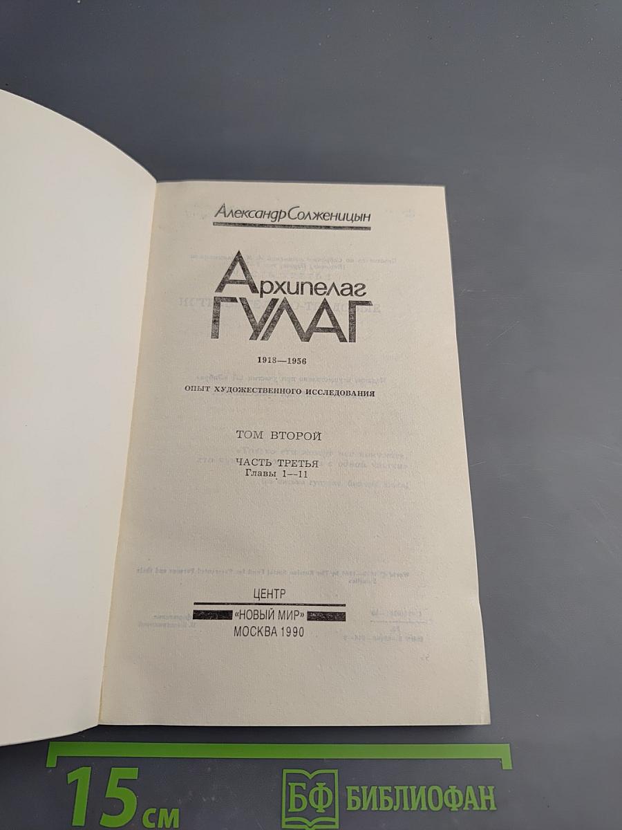 Архипелаг ГУЛАГ. Том второй. Часть третья. Главы 1-11