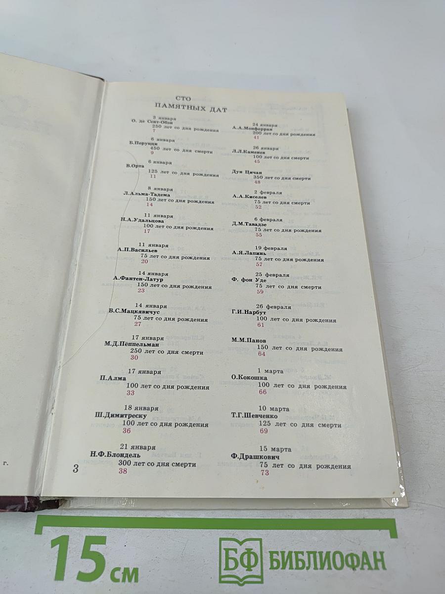 1986 Сто памятных дат