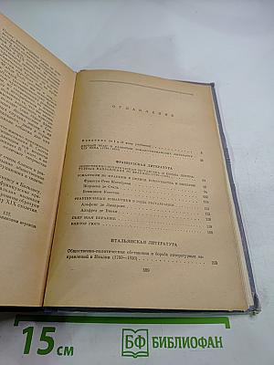 История зарубежных литератур XIX века. Том I