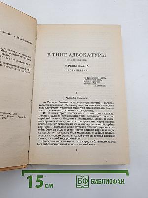В тине адвокатуры. Роман конца века
