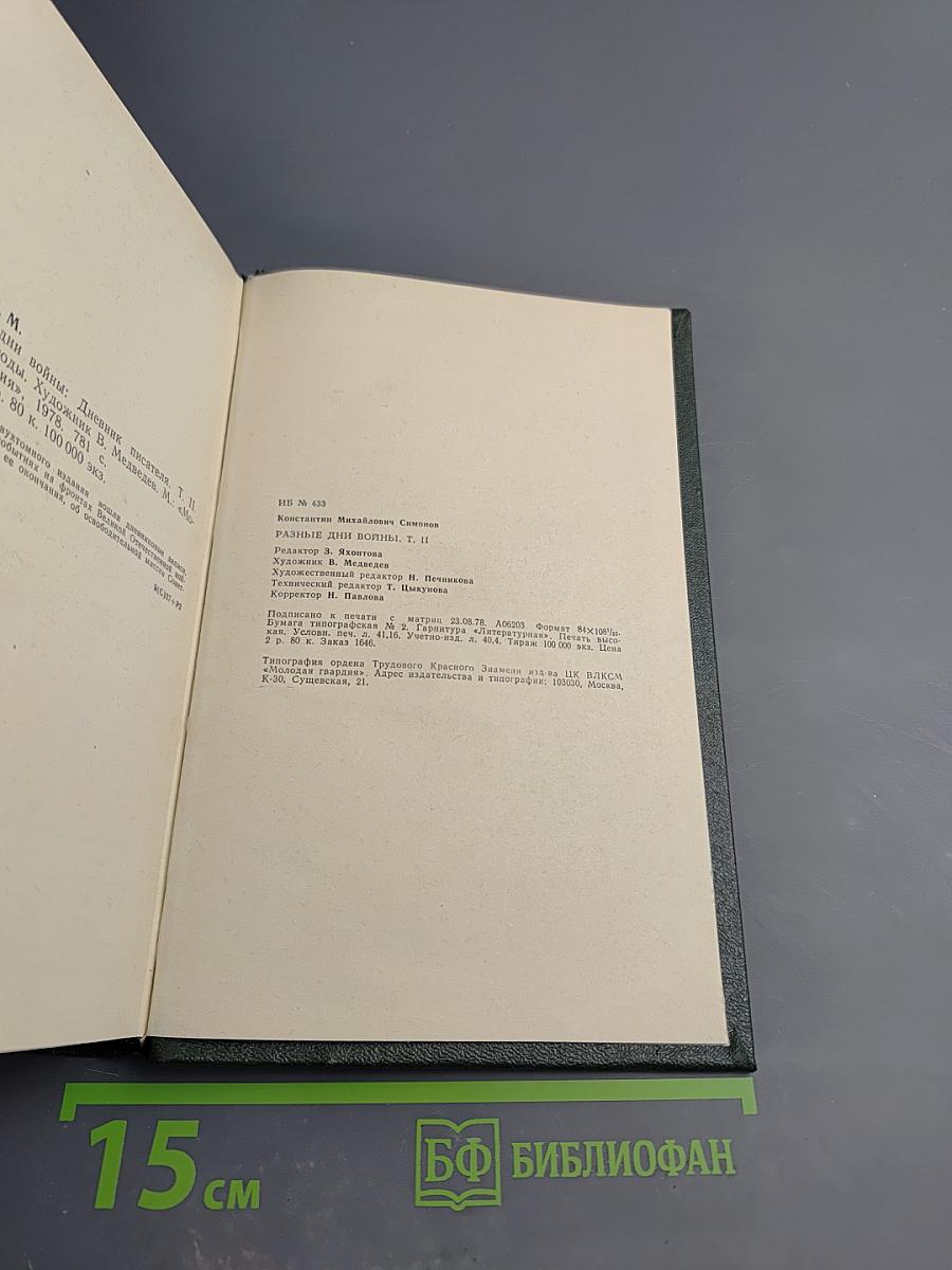 Разные дни войны. Дневник писателя. Том II