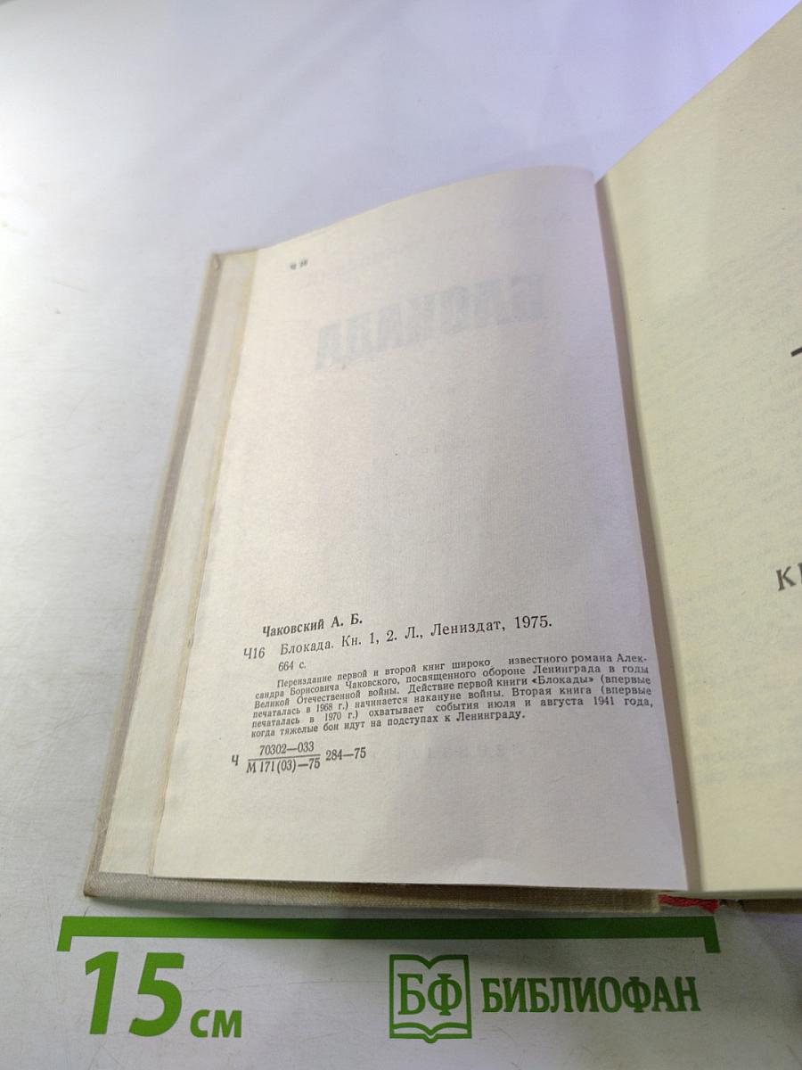 Блокада. Книги первая и вторая