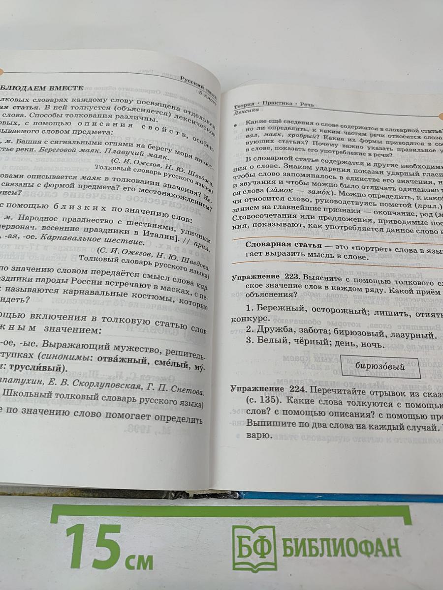 Русский язык 5 класс. Теория. Практика. Речь