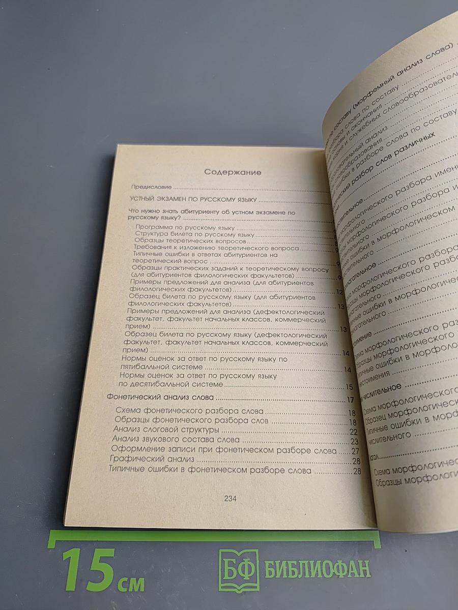 Русский язык: Устно, диктант, изложение, сочинение. Справочное пособие для поступающих в ВУЗы