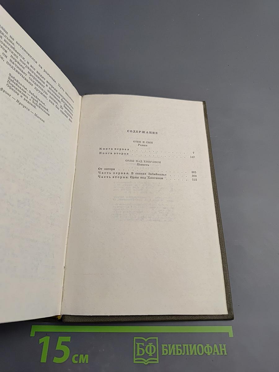 Собрание сочинений. Том третий: Отец и сын. Орлы над Хинганом