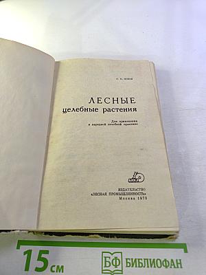 Лесные целебные растения