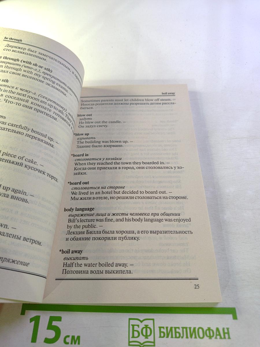 Краткий словарь современных английских идиом