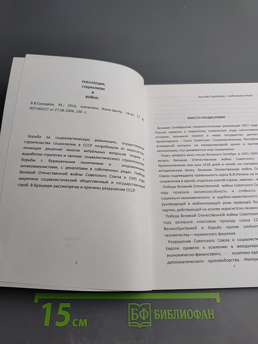 Революция, социализм и война