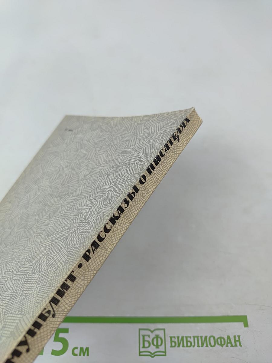 Рассказы о писателях и маленькая повесть