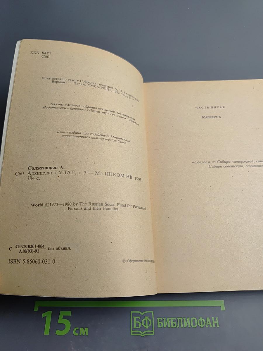 Архипелаг ГУЛАГ. Части V-VII (Том 7)