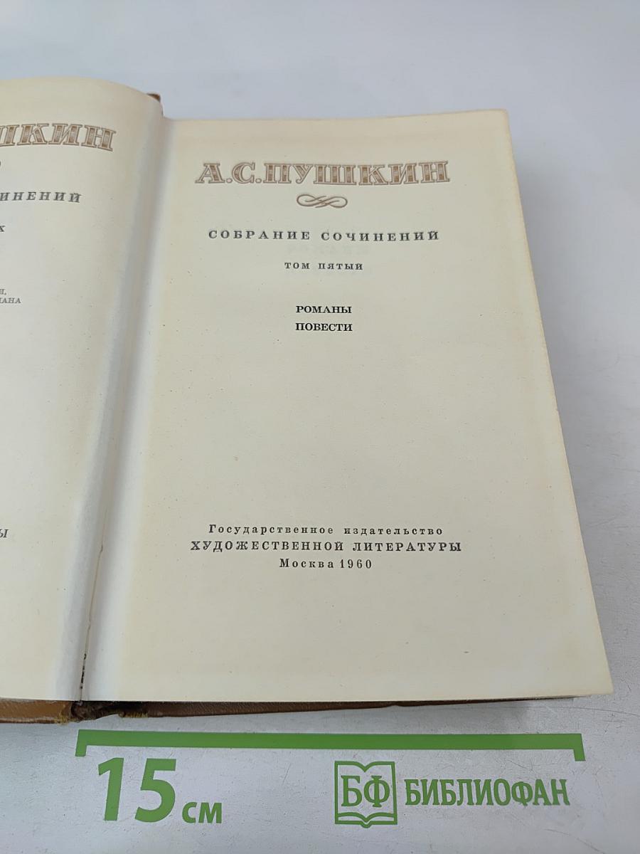 Собрание сочинений. Том пятый. Романы Повести