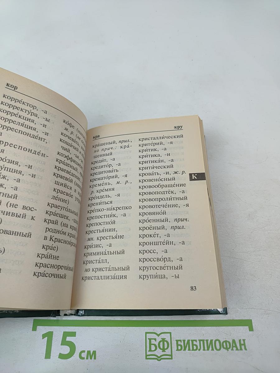 Орфографический словарь для школьников