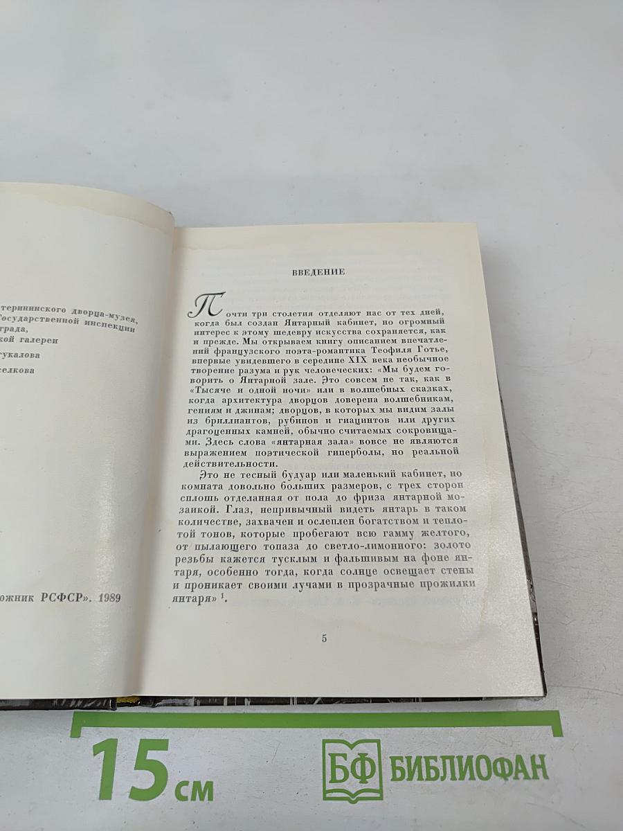Янтарная комната: Шедевры декоративно-прикладного искусства из янтаря в собрании Екатерининского дворца-музея