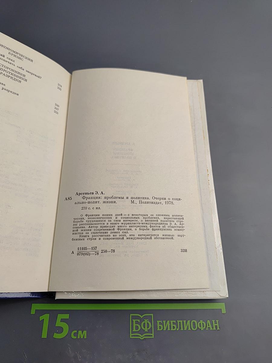 Франция: Проблемы и политика