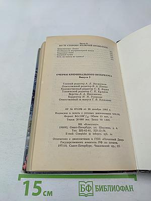 Очерки Криминального Петербурга, Выпуск 2