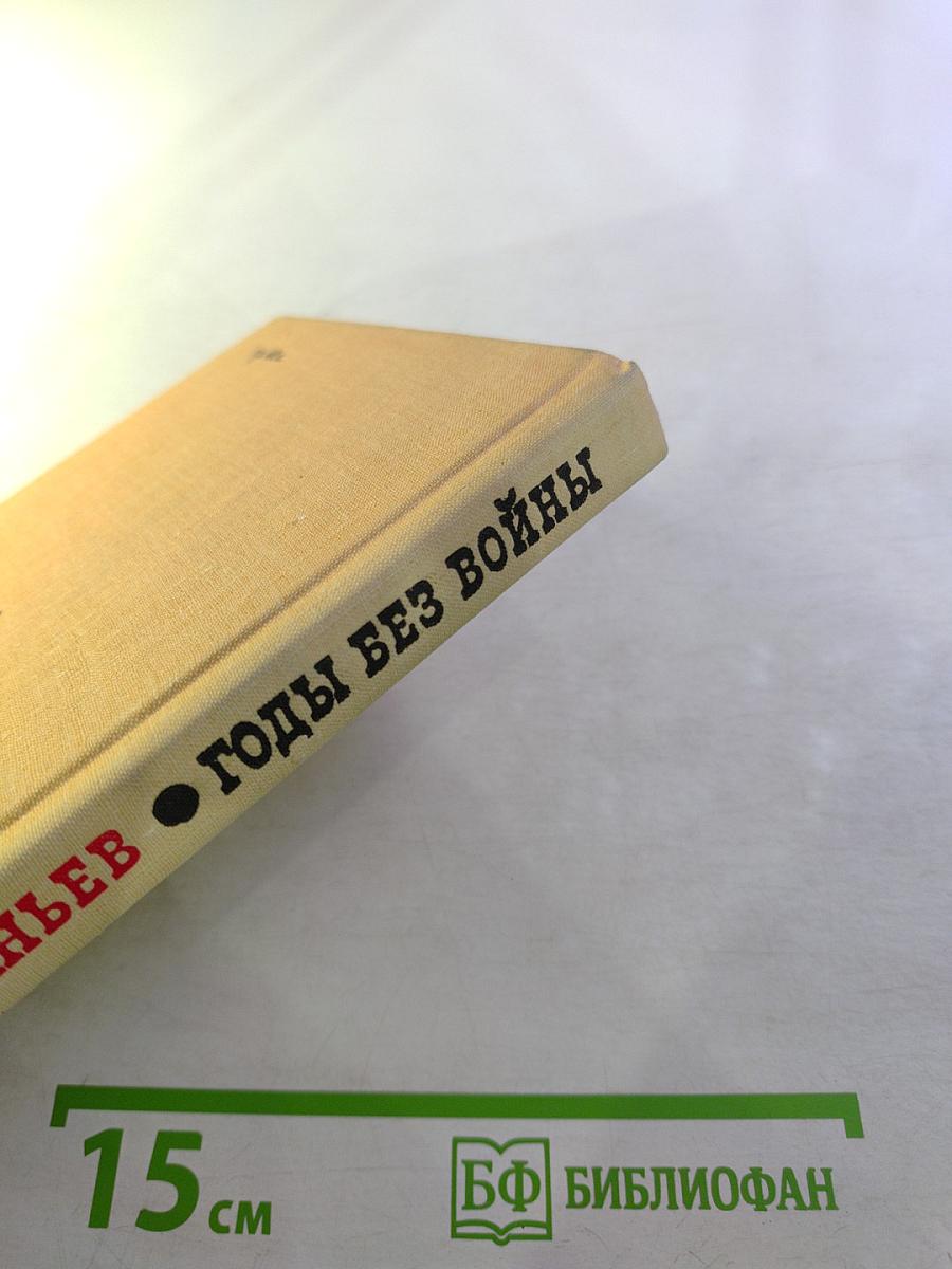 Годы без войны. Книга первая