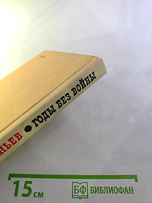 Годы без войны. Книга первая