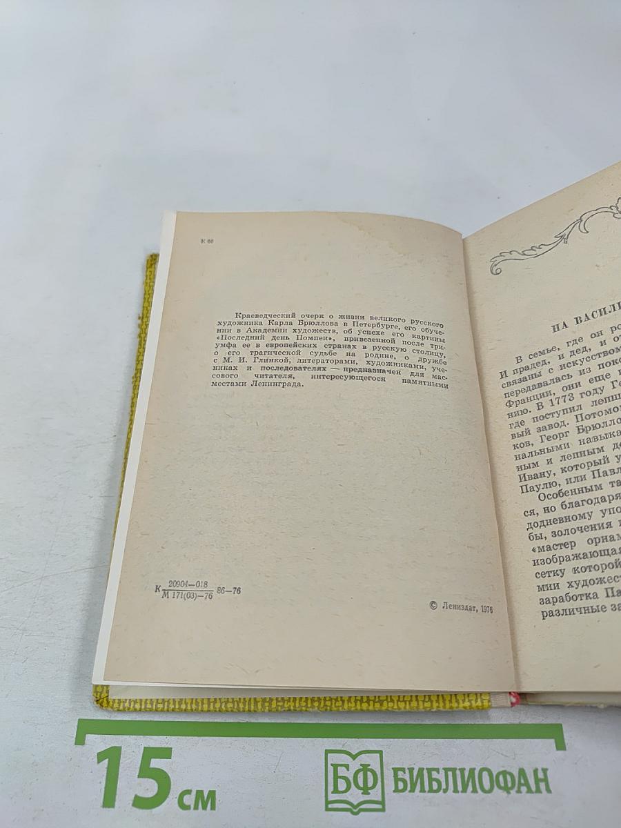 Карл Брюллов в Петербурге