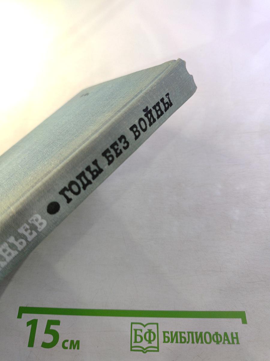 Годы без войны, Книга первая