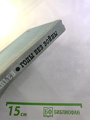 Годы без войны, Книга первая