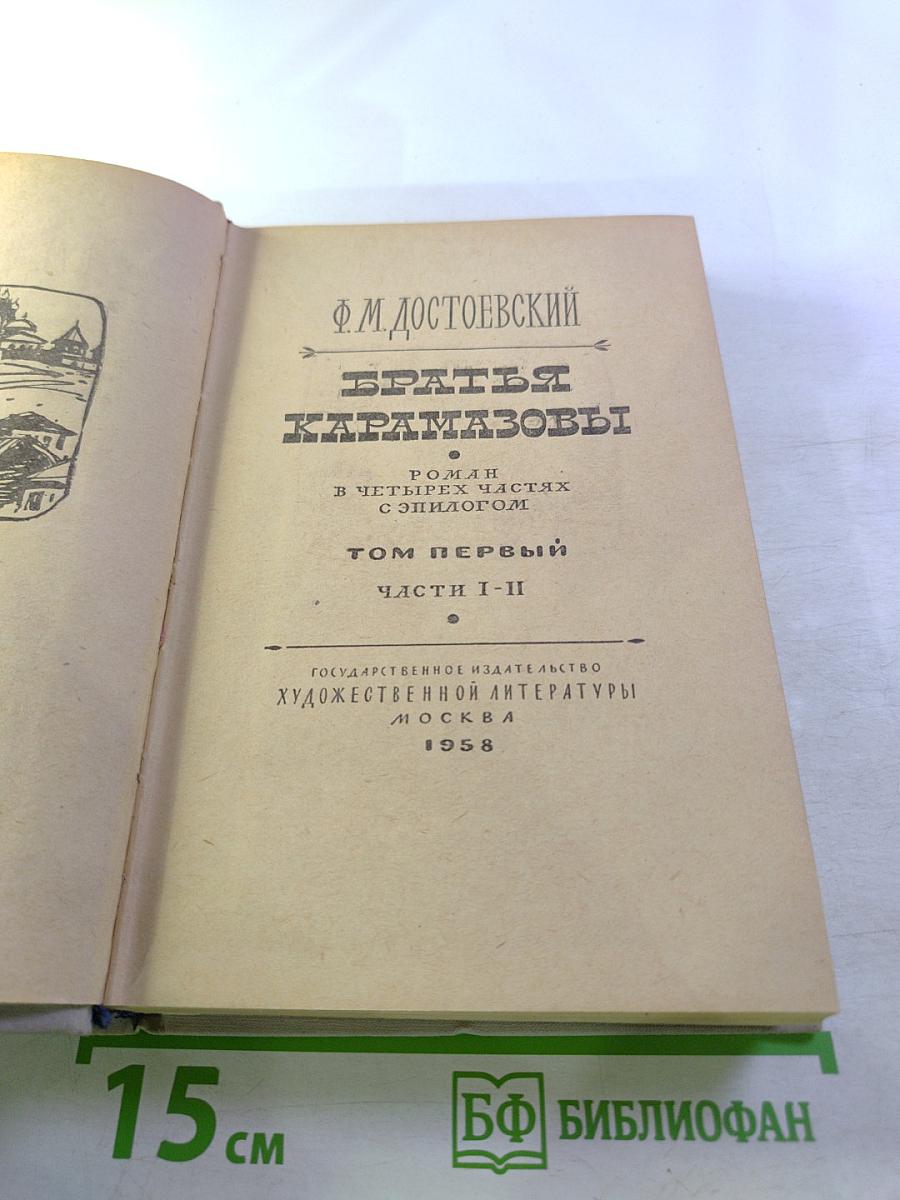 Братья Карамазовы. Том первый. Части I-II