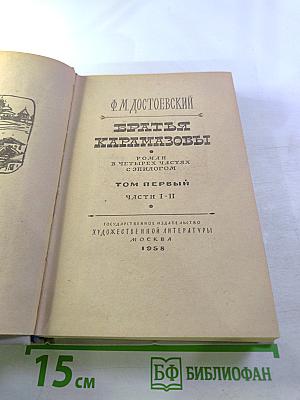 Братья Карамазовы. Том первый. Части I-II