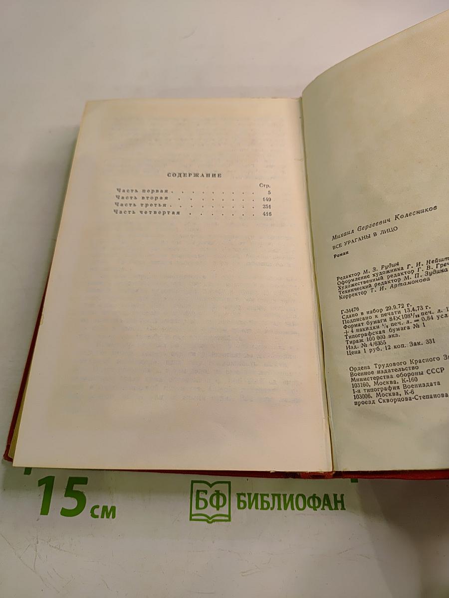 Все ураганы в лицо